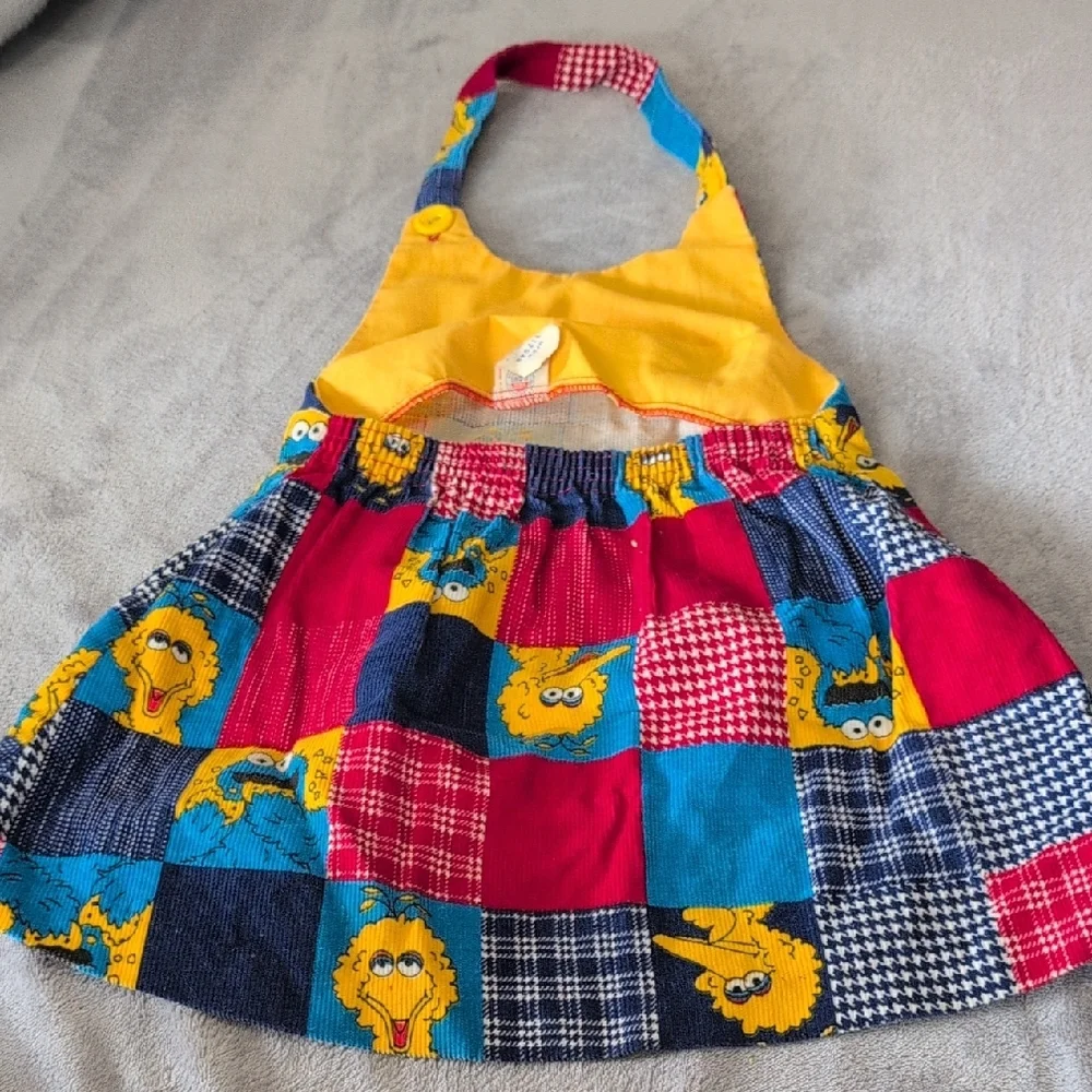 Colorful Sesame Street Kids Apron